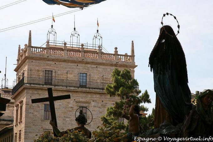 Monumento à Virgem, Palacio de la Generalitat, Valencia - Espanha