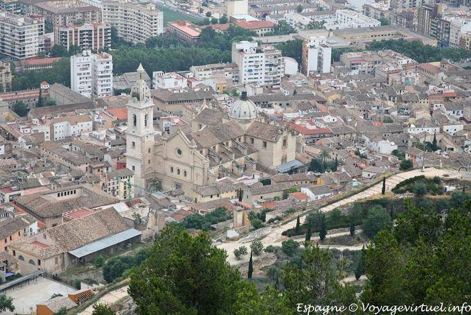 Panorama de Xativa - Espanha