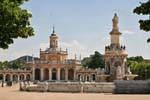Aranjuez, Iglesia San Antonio, visto a partir do Palácio Avenida, Espanha.
