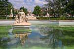 Estátua de Ceres Fuente, Jardin del Parterre, Aranjuez, Espanha.