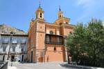 Cuenca, igreja laranja, Espanha.