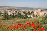 Papoilas Cuenca, Panorama, Espanha.