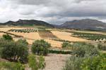 Lorca, paisagem da zona rural em Murcia, Espanha.