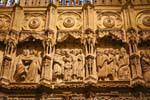 Catedral de Toledo, close-up de esculturas, Espanha.