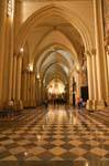 Catedral de Toledo, parte da nave, Espanha.
