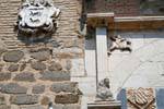 Toledo, Junta de Communidades, detalhes arquitetônicos, Espanha.
