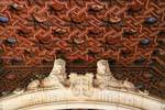 Teto claustro alto, Monasterio San Juan de los Reyes, Toledo, Espanha.