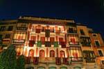 Iluminações em Plaza de Zocodover, Toledo, Espanha.