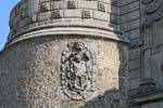 Toledo, esculpindo Porta Nova de Bisagra, Espanha.