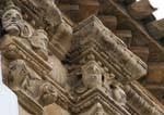 Úbeda, close-up no topo de uma coluna, Espanha.