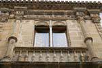 Úbeda, conchas ornamentais e máscaras, Espanha.