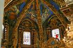 Valencia, catedral, pintura do teto do Presbitério, Espanha.