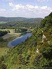 Le Petit Maclu visto Belvedere 4 lagos, Jura, França.