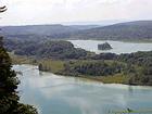 Lagos Jura: Grande Maclu e Ilay, Franche-Comté, França.