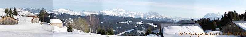 Vue Mont Caly Les Gets