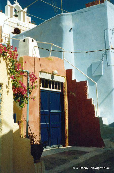 Caminhe em Oia, Santorini - Grécia