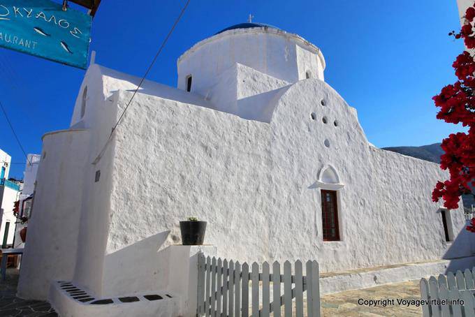 Sifnos, Apollonia Stavros, antiga igreja - Grécia