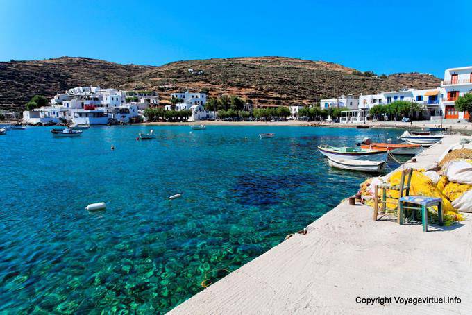 Sifnos, Faros Sifnou na plataforma - Grécia