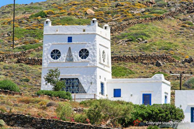 Sifnos, Faros, pombal renovado - Grécia