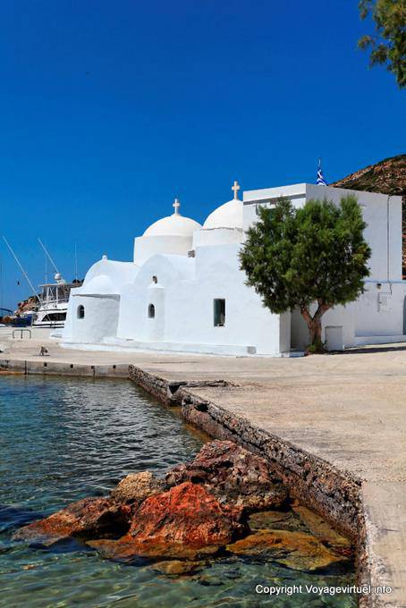 Sifnos, Vathi, Evangelistria Taxiarches igreja - Grécia