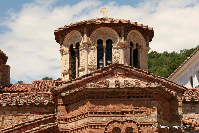 Detalhes bizantinos Hosios Loukas - Grécia