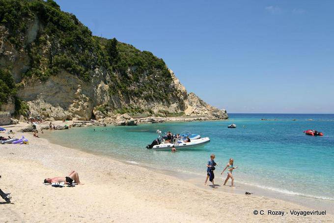 Bela praia de Agios Nikitas, Lefkada - Grécia