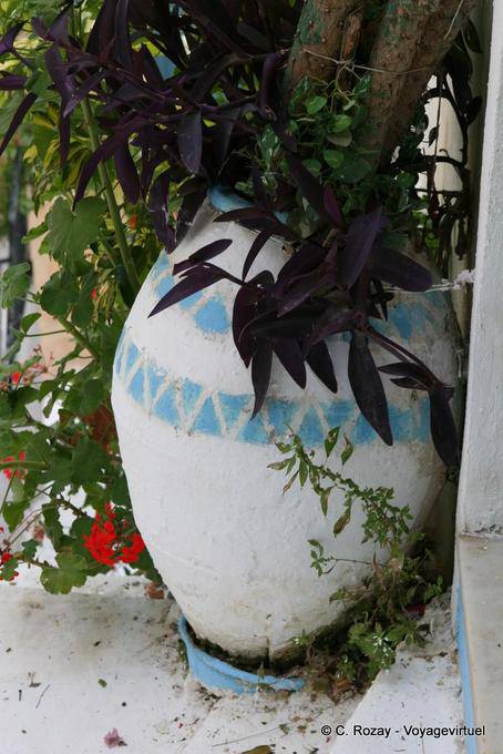 Painted ânfora Poros - Grécia