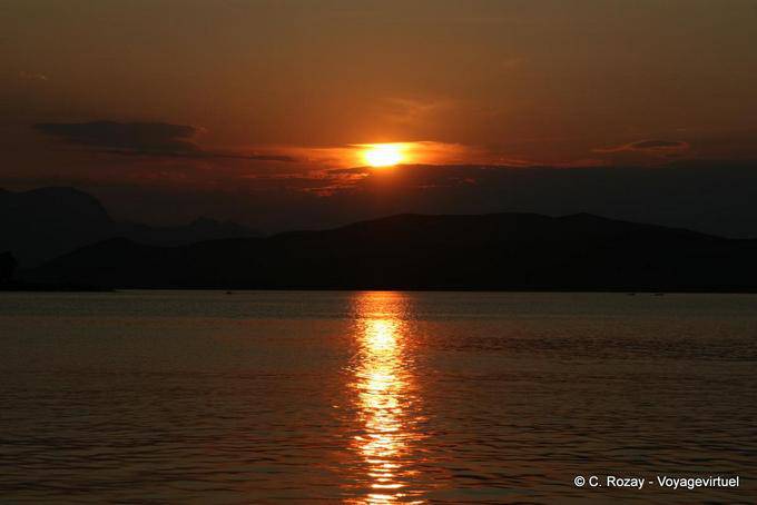 Pôr do sol, Poros - Grécia