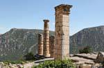 Colunas dóricas, Delphi, Grécia.