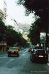 Rua Athinas em 1999, em Atenas, Grécia.