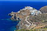 Sifnos, Kastro, uma outra perspectiva sobre a aldeia, Grécia.