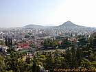 Panorama da Acrópole de Atenas, Grécia.