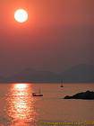 Pôr do sol, Hydra, Grécia.