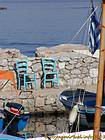 Cadeiras Molos, Hydra, Grécia.