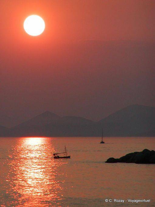 Pôr do sol, Hydra - Grécia
