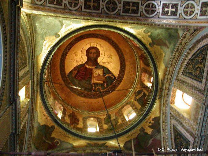 A cúpula da Igreja da Dormição, Hydra - Grécia