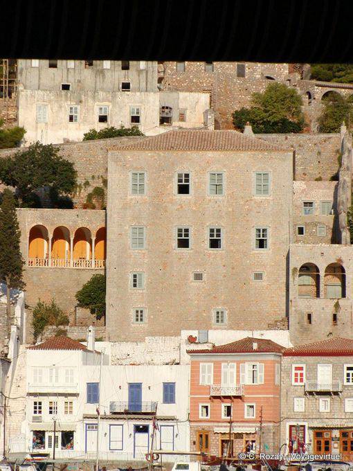 Casa senhorial com arquitectura tradicional, Hydra - Grécia