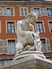 Estátua em vez de Gordes, Grenoble, Isere.