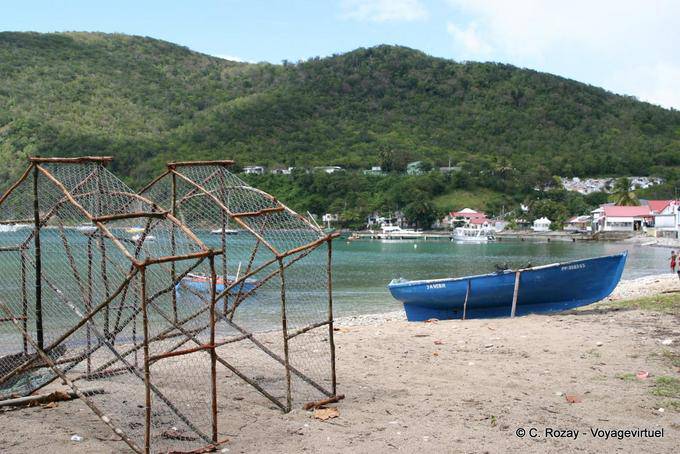 Barco e artesanato armários, Deshaies - Guadalupe