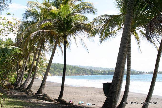 Praia Grande Anse entre Petit-Bourg e Trois-Rivières - Guadalupe