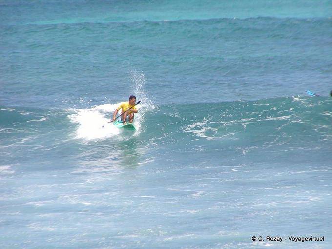 Surf sentado Anse Bertrand - Guadalupe