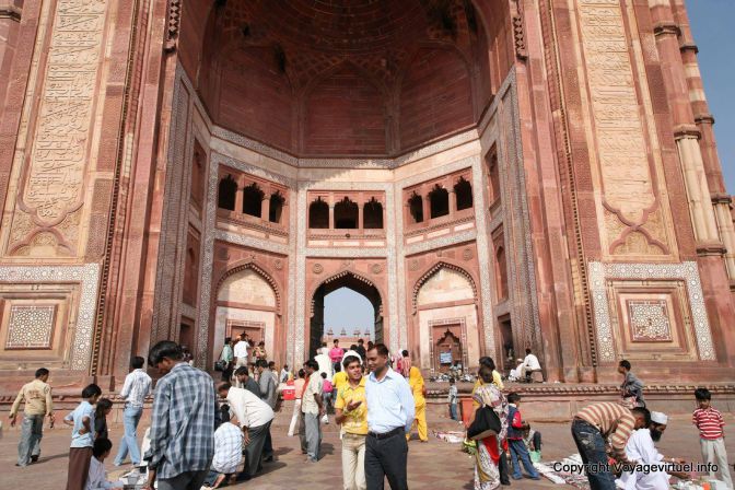 Fatehpur Sikri Jama Masjid Buland Darwaza Porte Sublime - India