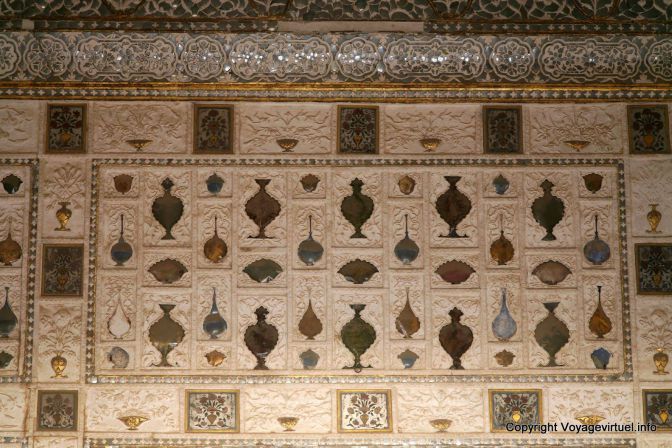Jaipur Amber Palace Diwan I Khas Chambre D Hiver - India