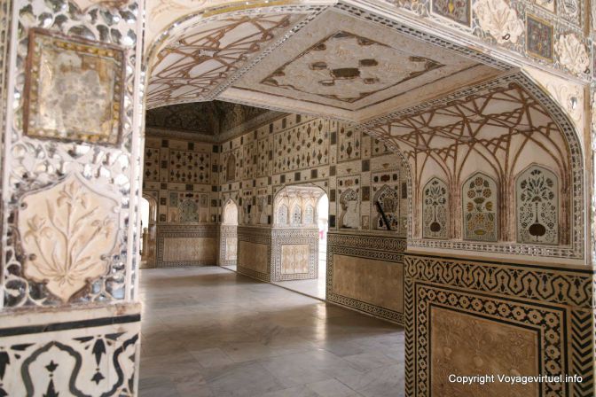 Jaipur Amber Palace Diwan I Khas Chambre D Hiver - India