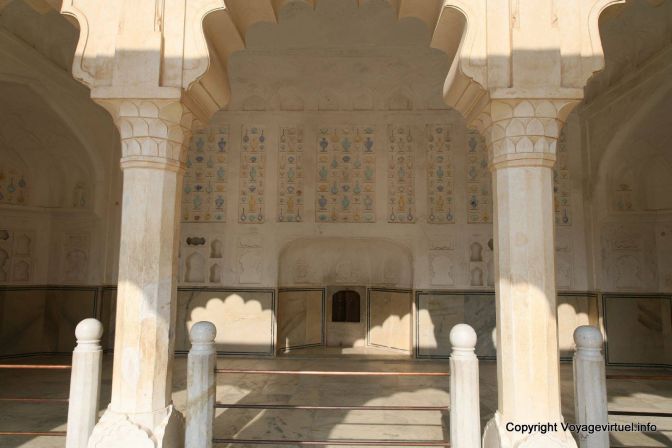 Jaipur Amber Palace Sukh Niwas Chambre De La Mousson - India