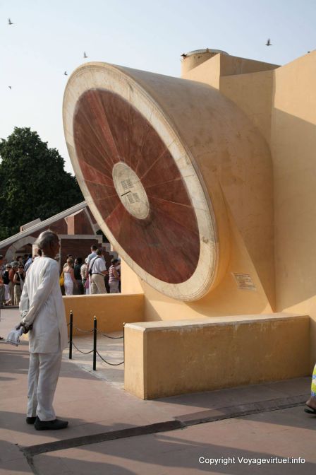 Jaipur Jantar Mantar Observatoire Narivalya Yantra - India