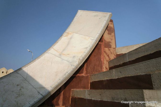 Jaipur Jantar Mantar Observatoire Petit Samrat Yantra - India