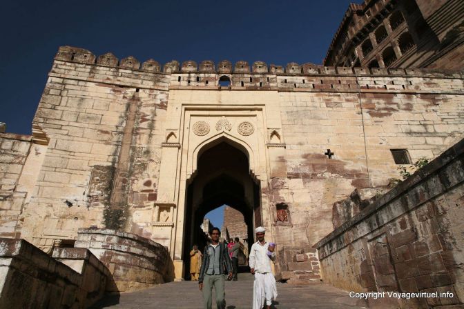 Jodhpur Mehrangarh Forteresse Jey Pol - India