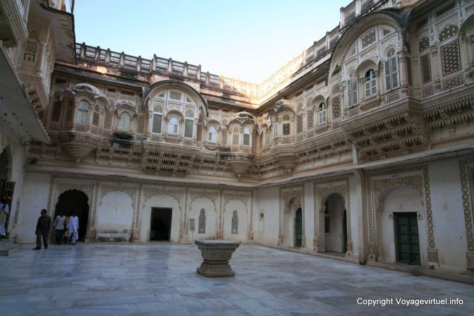 Jodhpur Mehrangarh Forteresse Zanani Deodi - India