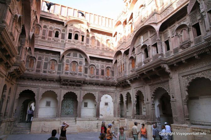 Jodhpur Mehrangarh Forteresse Zanani Deodi - India